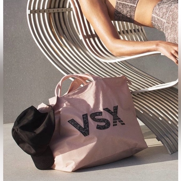 VSX Blush Pink Tote Bag with Logo - Picture 4 of 4